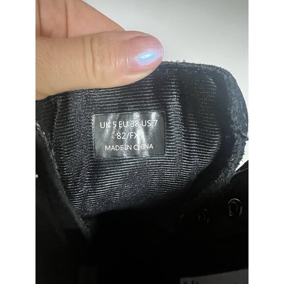 Hunter Black Discoverer Lace Up Ankle Heel Boots Womens Sz 7 Water Resistant - Picture 8 of 9